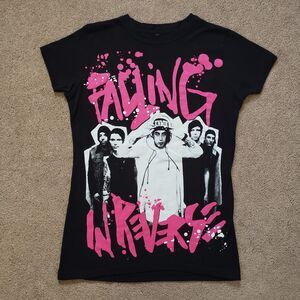 Falling In Reverse 2010 Hardcore Band Graphic T-shirt Size S Emo Punk